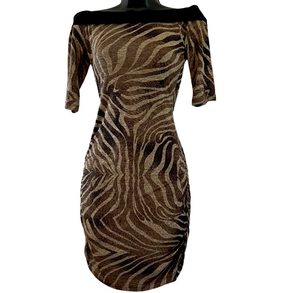 Off shoulder | Stretchy | Midi Dress | size Medium